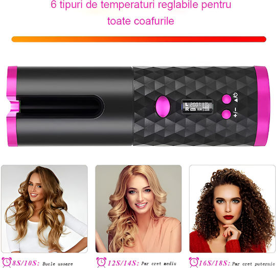 Ondulator Wireless Pentru Păr Ondulat 46mm ONDAUTWRLS