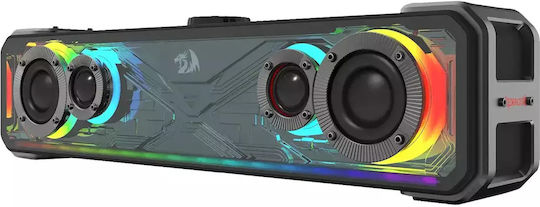 Redragon Surge GS817 2.0 Wireless Speakers with RGB and Bluetooth 30W Black