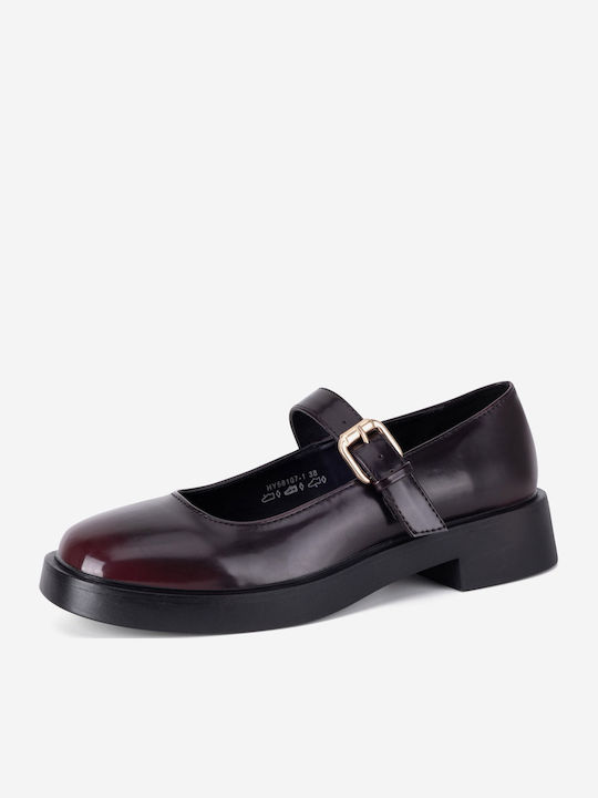 Damen Ballerinas in Rot Farbe