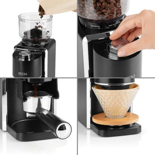 Beem Molin de cafea comercial La cerere cu capacitate de retinere a cafelei 250gr