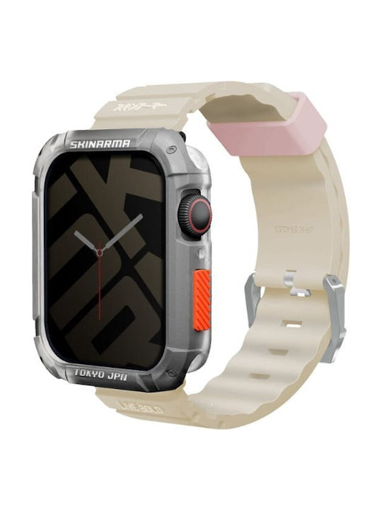 Skinarma Shokku Strap Apple Watch 45 44 42mm Beige