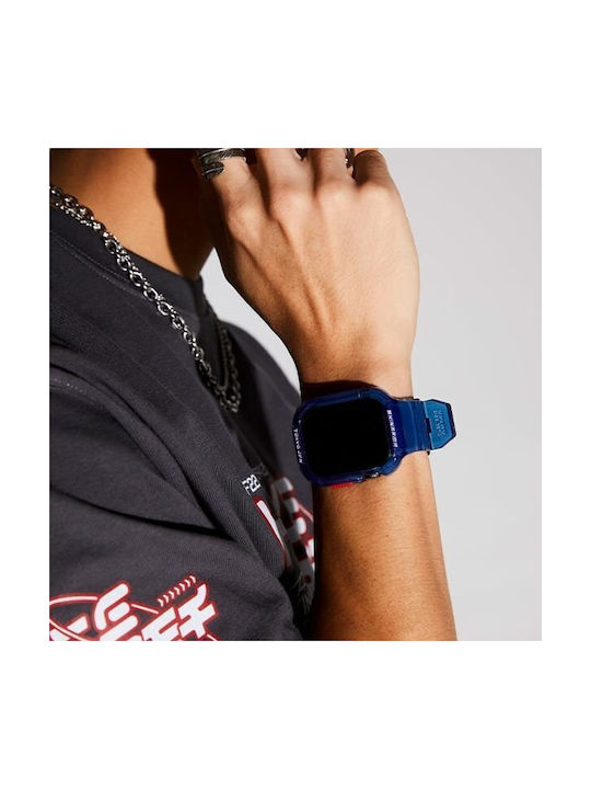 Skinarma Strap+saido Cover 2in1 Apple Watch 45/44mm Ciemno Dark Blue