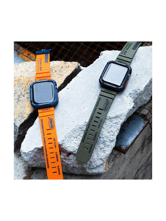 Skinarma Shokku Strap Apple Watch 45 44 42mm Orange