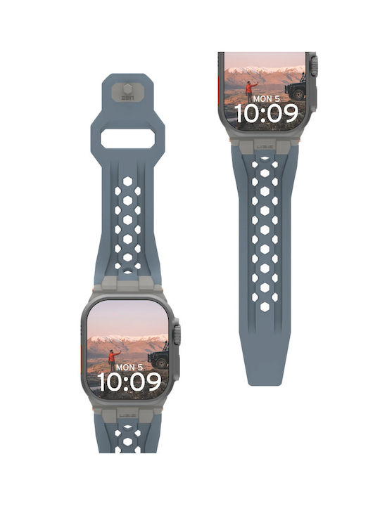 UAG Monarch Strap Stainless Steel Blue (Apple Watch Series 49mm, 46mm, 45mm, 44mm, 42mm)