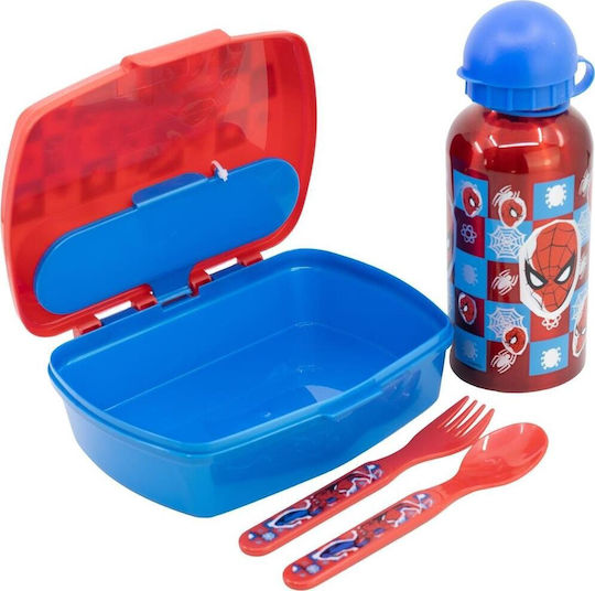 Stor Πλαστικό Παιδικό Δοχείο Φαγητού Spiderman 0.4lt Κόκκινο