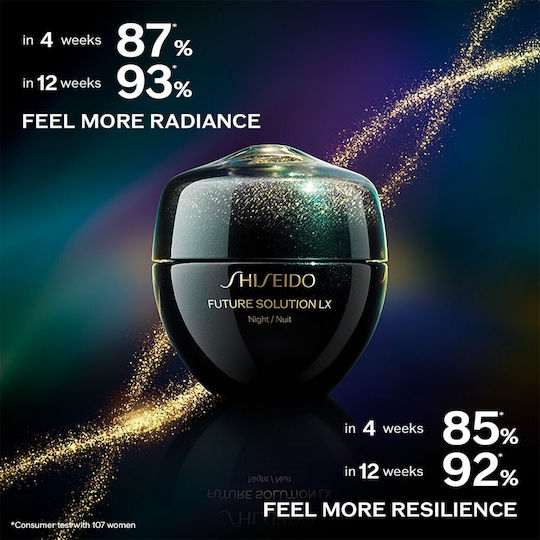 Shiseido Future Solution LX Cremă De Față 24 Ore Pentru Hidratare, Anti-Îmbătrânire & Tonifiere Cu Acid Hialuronic & Vitamina C 50ml