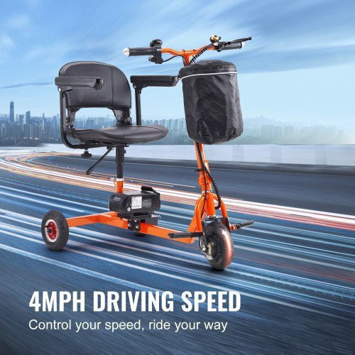 Vevor Vevor Rollstuhl Klappbar Scooter 100.5cm CXZDZXC3L9KMUIOZTV2