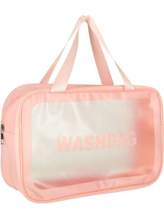 Travel Cosmetic Bag Set Tecos 3 Different Sizes Waterproof Black