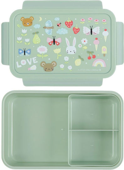 A Little Lovely Company Plastic Kids' Food Container Pink