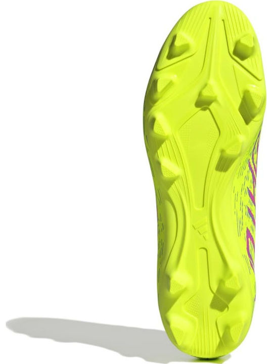 adidas Predator Club Football Shoes with Cleats Yellow