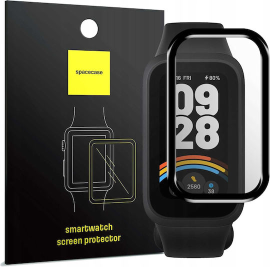 Spacecase Hybrid Vollflächig gehärtetes Glas für das Smart Band 9 1Stück
