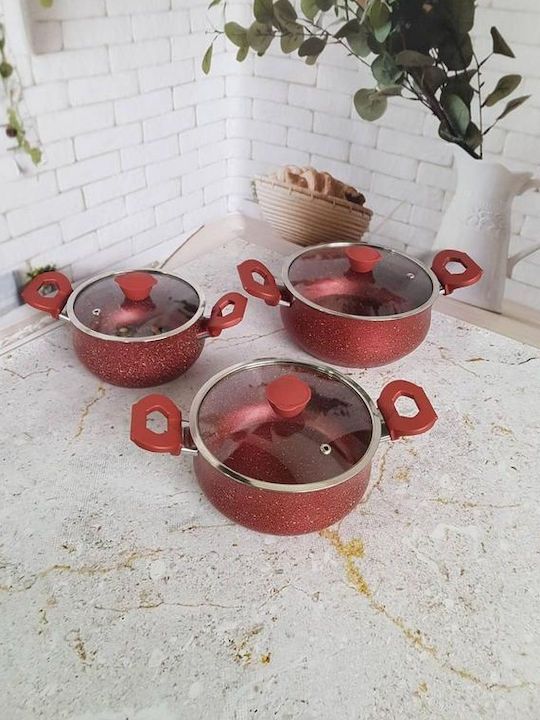 OMS Collection Set De Oale Din Aluminiu Cu Acoperire Interioară Ceramică 6 Vase