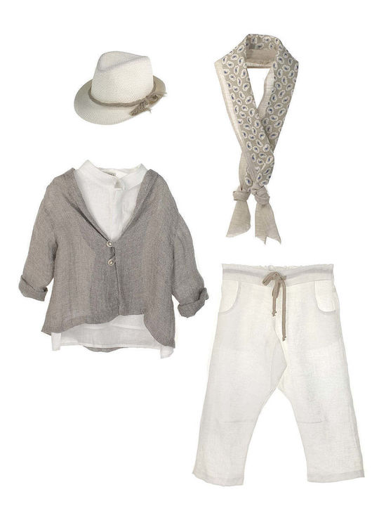 Kids' Set with Pants Summer 5pcs Beige