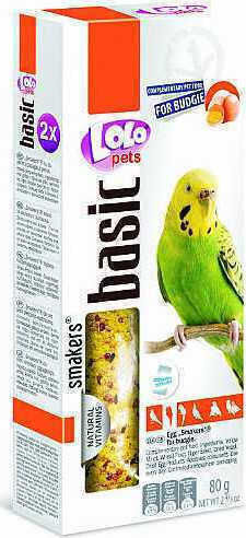 Lolo Pets Τροφή σε Stick για Παπαγαλάκια 80gr