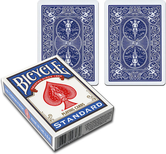 Bicycle Playing Cards Laminated for Poker Blue