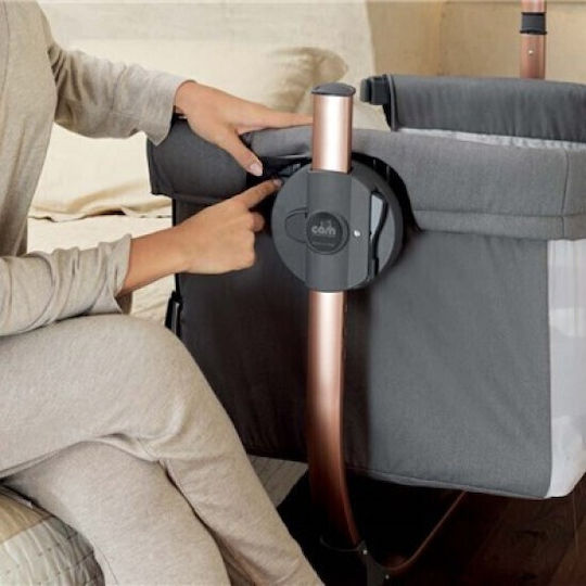 Cam Cradle Cullami with Mattress and Wheels Pink