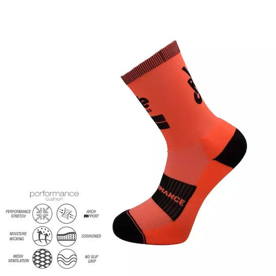 Desocks Cycling Socks Orange