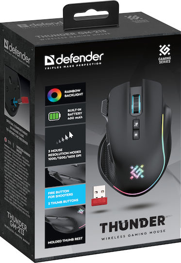 Defender Thunder GM-213 Gaming Mouse Negru