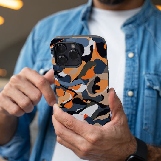 Sonique Camouflage Army Series Case for Xiaomi Poco F5 5G Orange