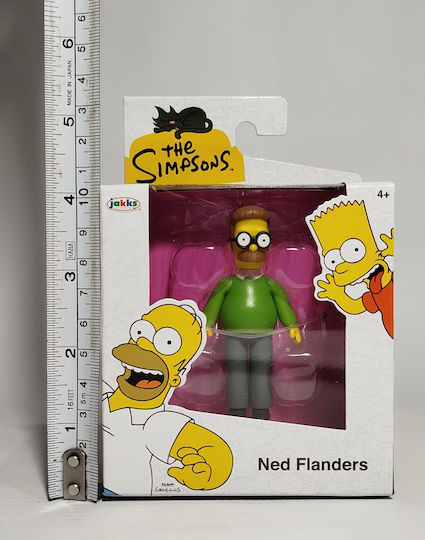 Jakks Pacific Ned Flanders Miniatur-Spaßspielzeug 6,35cm