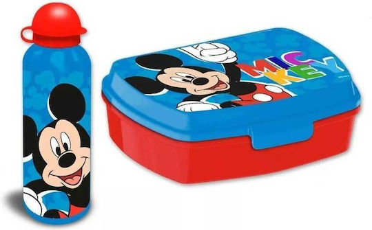 Kids Euroswan Plastic Kids' Lunch Set Mickey Blue