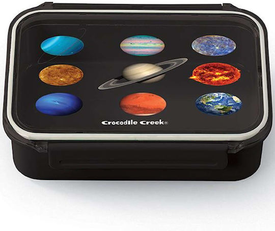 Crocodile Creek Bento Plastic Kids' Food Container Black x x 5.7cm