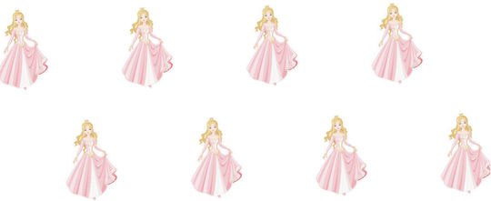 Princess Adhesive Border 145cm X 25cm
