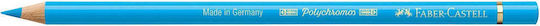 Faber-Castell Polychromos Colored Pencil Set Light Phthalo Blue 145 Package of 1 packages