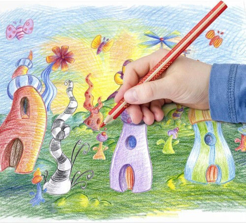 Staedtler Noris Jumbo Ξυλομπογιές Σετ 12 χρώματα