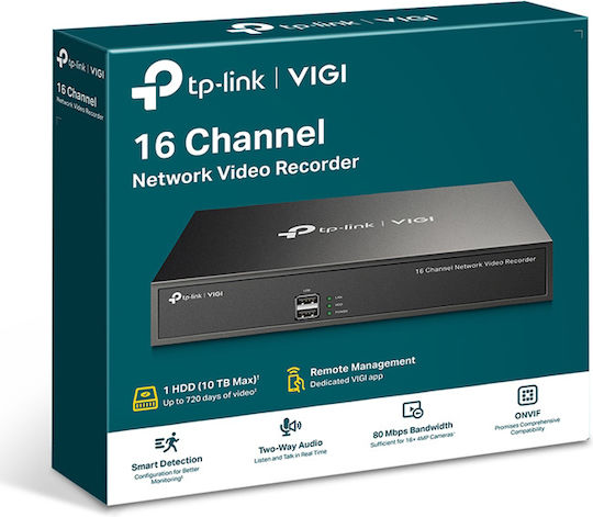 TP-LINK v1.2 DVR NVR VIGI NVR1016H