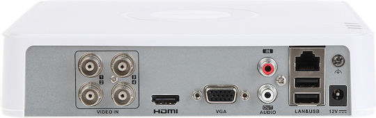 Hikvision Ids-7104huhi-m1/s Καταγραφικό DVR 4 Καναλιών με Ανάλυση 4K