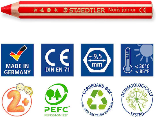 Staedtler Buddy Ξυλομπογιές Σετ 18 χρώματα