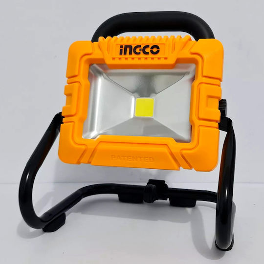 Ingco Battery Jobsite Light LED IP20 with Brightness up to 1800lm