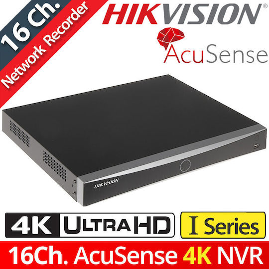 Hikvision DS-7616NXI-I2/S(C) Înregistrare video NVR 16 canale cu rezoluție 4K