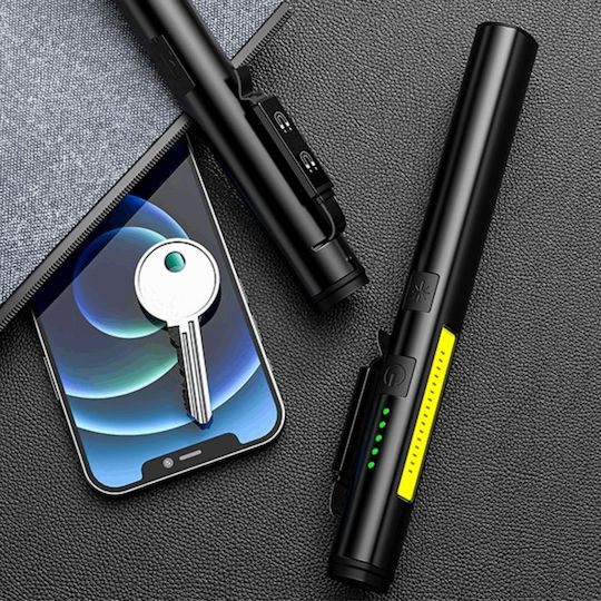 Ledholics Φακός Συνεργείου Επαναφορτιζόμενος LEDUV IP55 με Φωτεινότητα έως 160lm