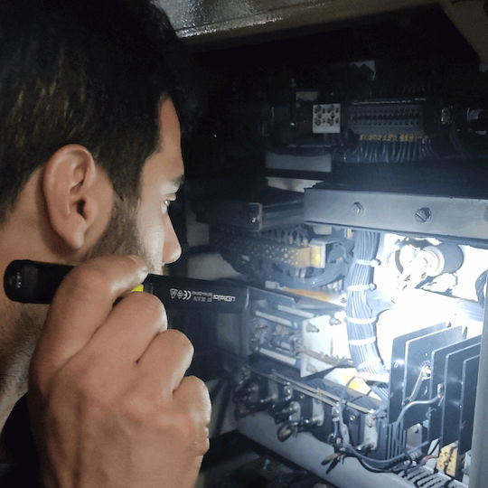 Ledholics Φακός Συνεργείου Επαναφορτιζόμενος LEDUV IP55 με Φωτεινότητα έως 160lm