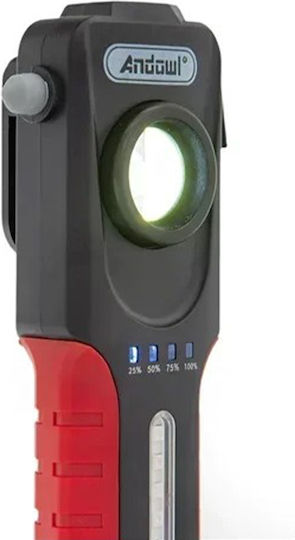 Andowl Φωτισμός Εργασίας Επαναφορτιζόμενος LED με Φωτεινότητα έως 400lm