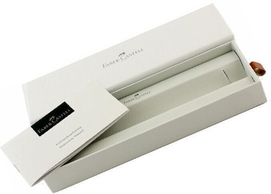 Faber-Castell E-motion Pure Fountain Pen Medium Black Aluminum with Black Ink