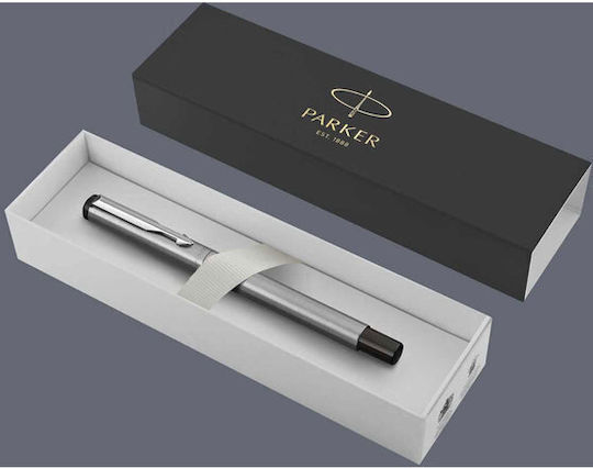Parker Σετ Πένα Γραφής Medium Ασημί από Ατσάλι