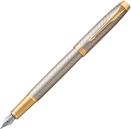 Parker Replacement Nib Fine 0.5mm Silver made of Steel with Blue Ink and with 1 Replacement Nibs