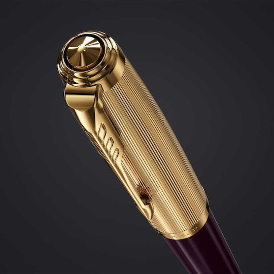 Parker 51 Premium Πένα Γραφής Fine Μωβ με Μπλε Μελάνι