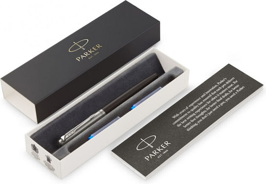 Parker Πένα Γραφής Medium 0.5mm Μαύρη από Ατσάλι