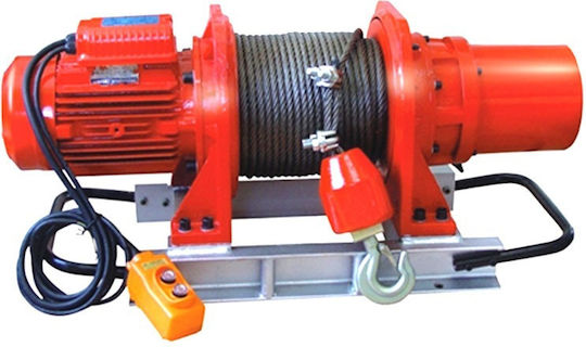Nova Ηλεκτρικό Παλάγκο 380V 1.5Hp για Φορτίο Βάρους έως 3t σε Κόκκινο Χρώμα