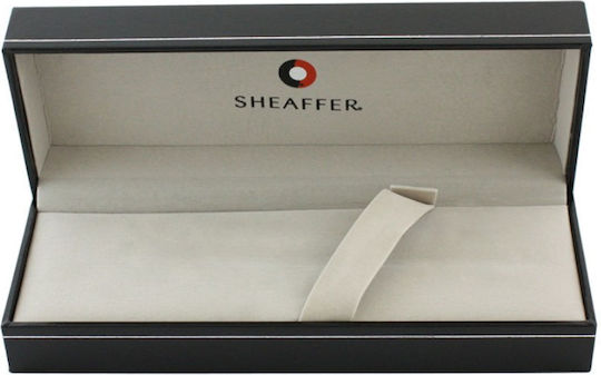Sheaffer Füllfederhalter Mittel Rote aus Stahl mit Blauer Tintenfarbe