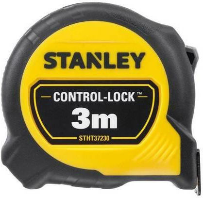 Stanley Lock Tape Measure with Auto-Rewind 19mm x 3m