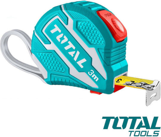 Total Tape Measure with Auto-Rewind 25mm x 5m