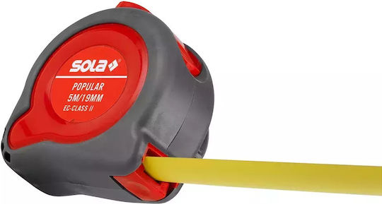 Sola POPULAR PP3 Tape Measure with Auto-Rewind 13mm x 3m