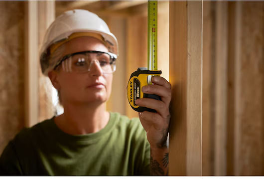 Stanley Lock Tape Measure with Auto-Rewind 25mm x 8m