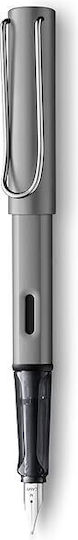Lamy Al Star 026 Πένα Γραφής Medium Γκρι από Αλουμίνιο με Μπλε Μελάνι