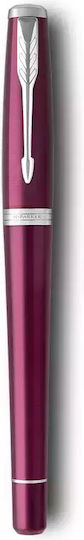 Parker Urban Core Vibrant Πένα Γραφής Medium Μωβ με Μπλε Μελάνι